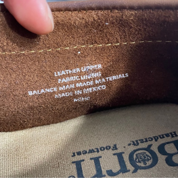 BORN Boots Chukka Loafer Lightweight Leather Boho Nuala  size 7 38 rust brown - Picture 10 of 12